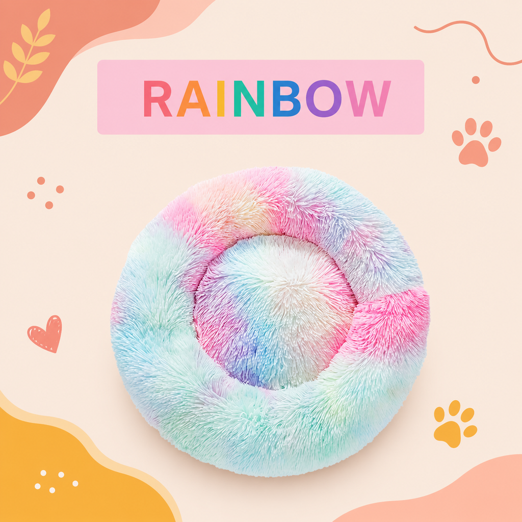 CalmPup Donut Calming Bed – Anti-Anxiety & Deep Sleep Comfort for Dogs