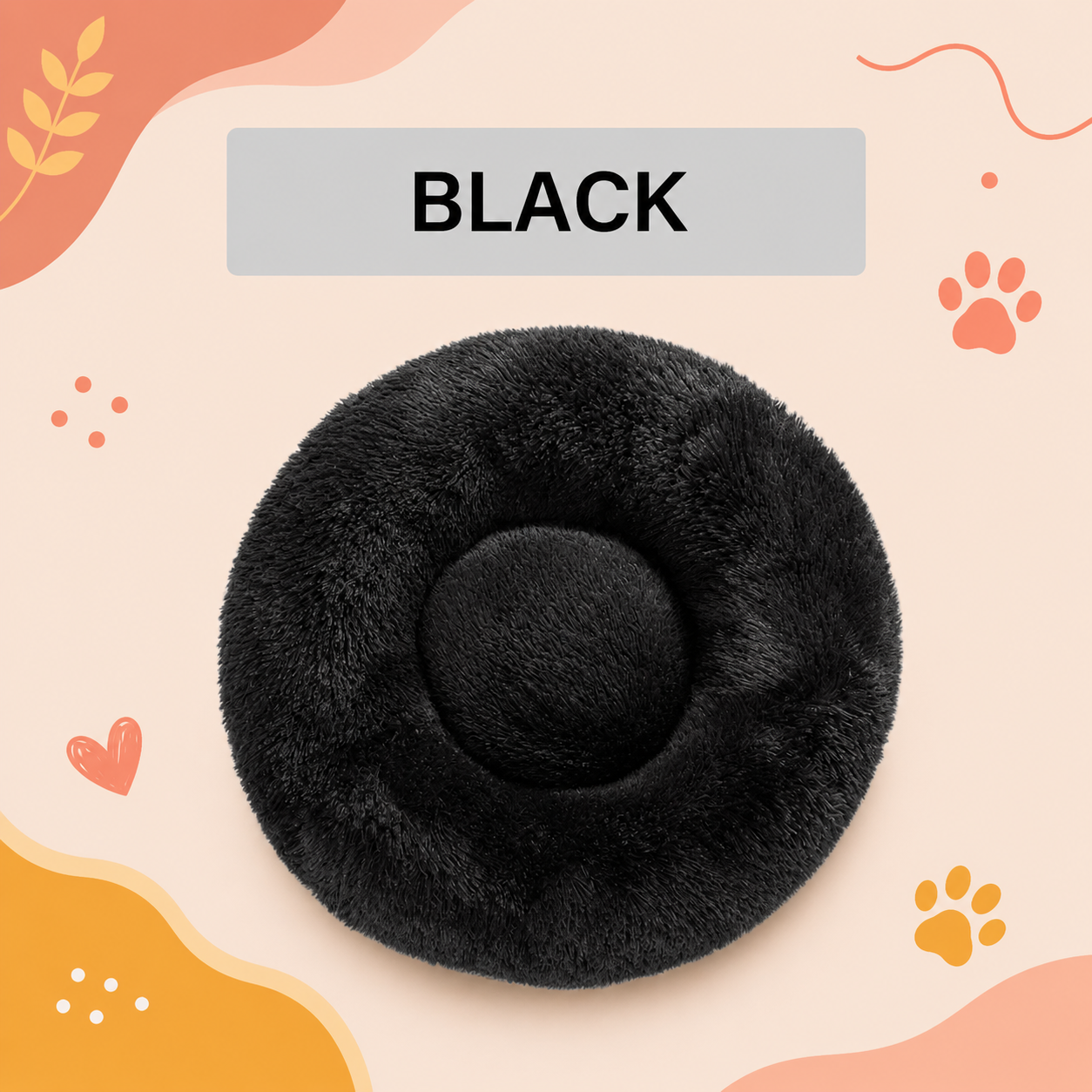 CalmPup Donut Calming Bed – Anti-Anxiety & Deep Sleep Comfort for Dogs
