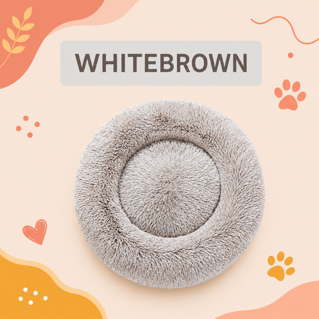 CalmPup Donut Calming Bed – Anti-Anxiety & Deep Sleep Comfort for Dogs