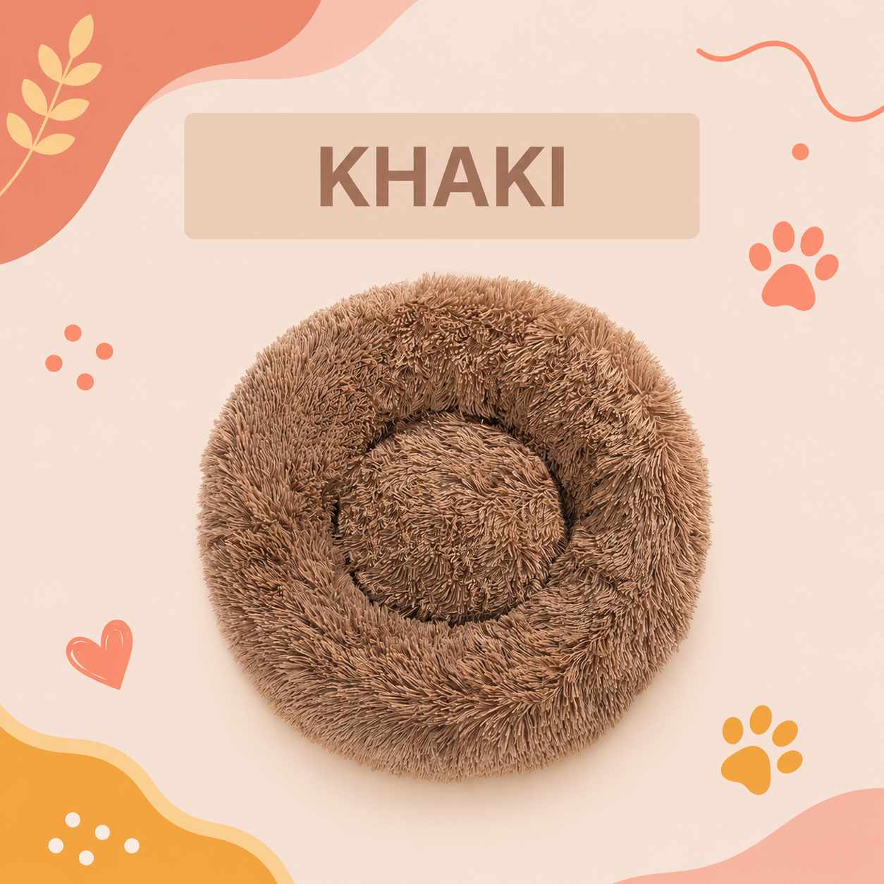 CalmPup Donut Calming Bed – Anti-Anxiety & Deep Sleep Comfort for Dogs