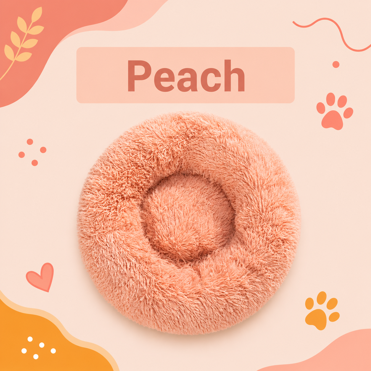 CalmPup Donut Calming Bed – Anti-Anxiety & Deep Sleep Comfort for Dogs